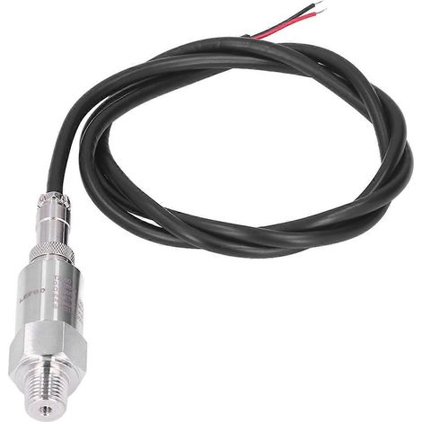 LEFOO Drucktransmitter Universal 0‐16 bar Präzise NPT1/4 4‐20mA Ausgang Luftfahrtstecker T2000