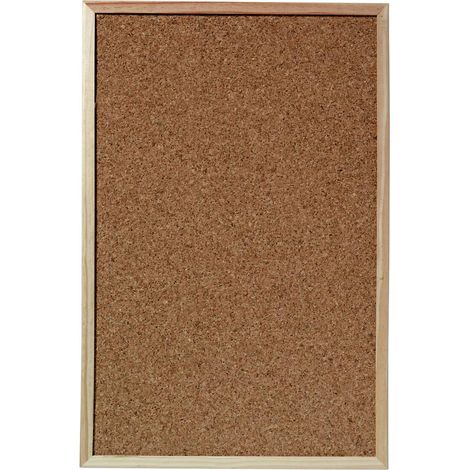 Herlitz 1600030 Panneau d'affichage en liège bois Liège 400 mm x 600 mm