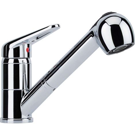 Franke - FMiscelatore monocomando da lavello FC 9547.031 con doccetta estraibile con deviatore, cromo 115.0347.111