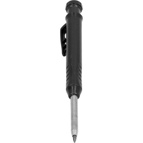 Druckbleistift (2,8 mm) mit integriertem Anspitzer, schwarzes Holzbearbeitungsset, inklusive nachfüllbarer Minen (1/5)