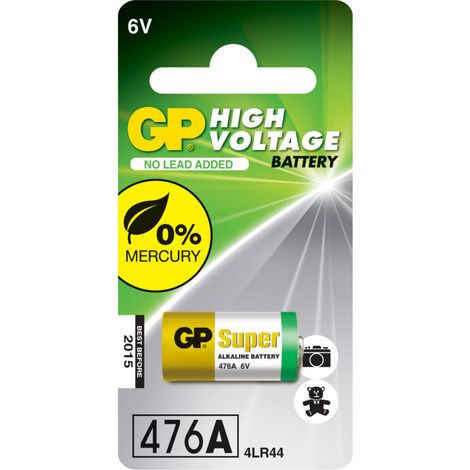 Batería GP 476A 6V V4034PX L1325F 4LR44 PX28A