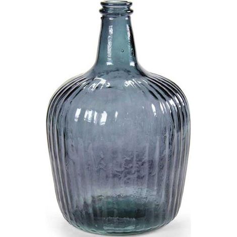 BOTTIGLIA DECORATIVA IN VETRO DA 8 LT IN COLORE NERO (1/5)