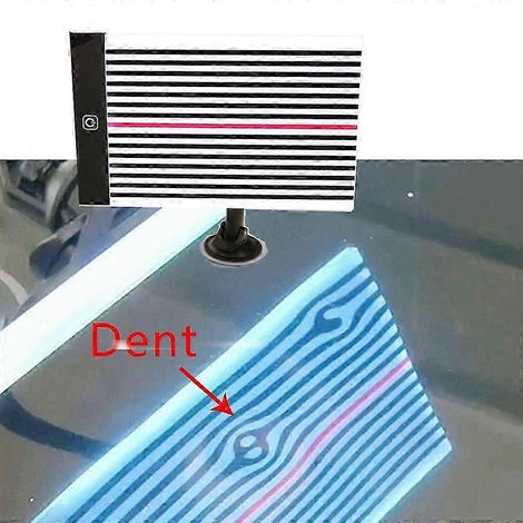 Outil de réparation de bosses avec réflecteur LED, panneau lumineux pour le débosselage de voitures avec câble de 1,5 mètre ( ) (1/5)
