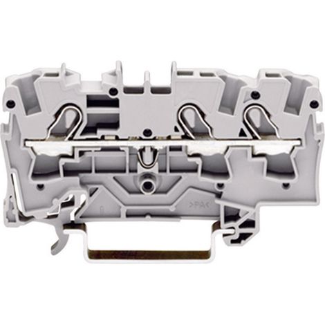 WAGO 2004-1307 Schutzleiterklemme 6.20 mm Zugfeder Belegung: PE Grün, Gelb 1 St.