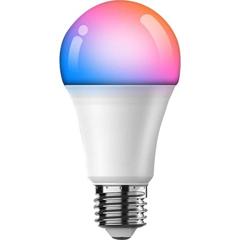 Ampoules LED intelligentes WiFi à commande vocale, lumière chaude à changement de couleur (2700K-6500K), intensité variable, culot E27, 9W, 100-130V
