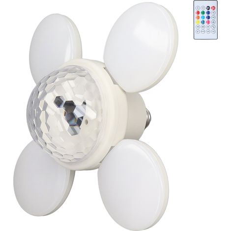 Lumière LED RGBW à intensité variable, synchronisation, changement de couleur, panneau réglable, télécommande, lecture de musique, 85-265 V (1/5)