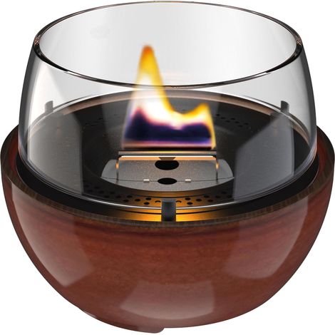 Candela Tulip 14 Reactive Glaze Ambra da tavolo ricaricabile TenderFuel