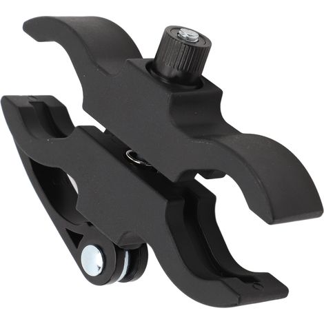 Clip de support de lampe de vélo en aluminium et plastique, pince de montage avant réglable de 25 à 35mm pour accessoire de montagne (1/5)