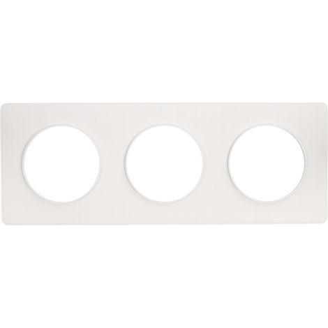 Placca interruttore Schneider Electric odace touch 3 posti ABS
