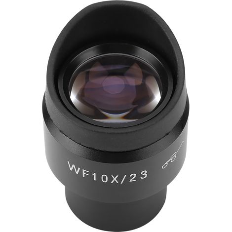 GWF004 WF10X/23 Mikroskop-Weitwinkelokular, verstellbare Augenabstandslinse, Weitwinkel 30 mm (1/5)