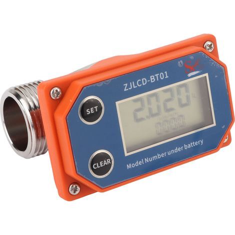 Digital Water Flow Sensor, Stainless Steel Alkaline Meter for Agricultural Irrigation (1/5)