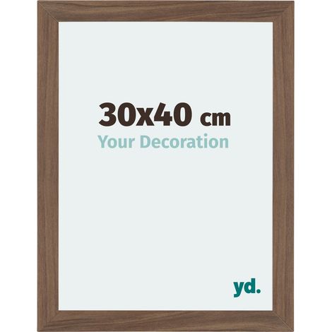 Cadre Puzzle 30x40 cm - Noyer Foncé - MDF - Mura. (1/5)