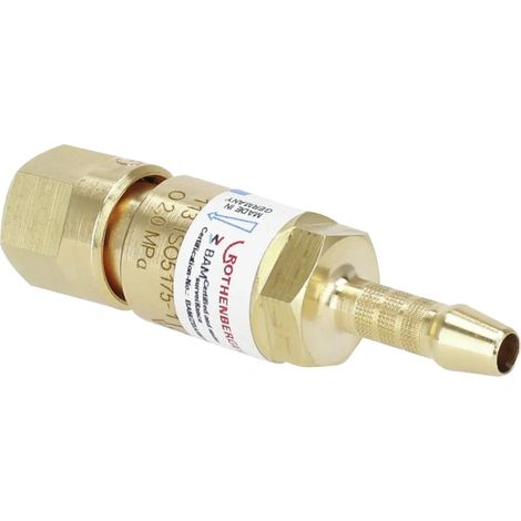 ROTHENBERGER Sécurité anti-retour pour poignée côté oxygène 6mm - 540320 (1/2)