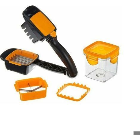 HONORNIC - Set of 7 multi-functional quick vegetable cutters for the kitchen, for vegetables and fruits (1/3)