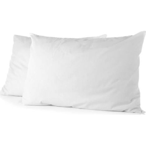 Filiyano – oreiller - HOME LINGE – Lot de 2 taies d'oreiller - HOME LINGE PASSION - 50 x 70 cm - Blanc (1/3)