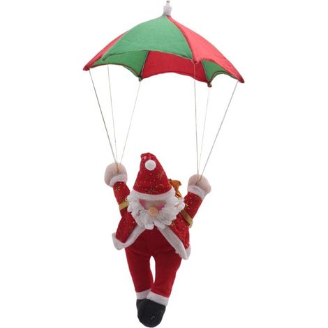 Parachute PèRe NoëL DéCorations de en Plein Air PoupéE Pendentif An DéCor Ornements