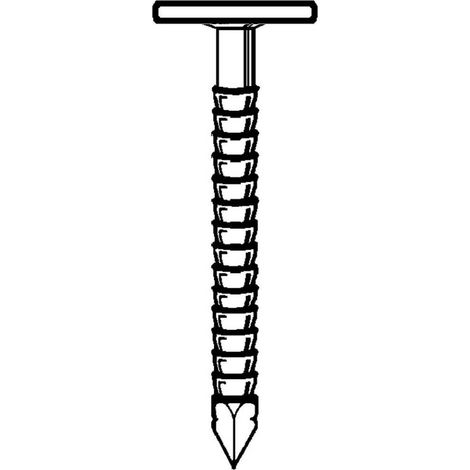 Pointe en Vrac Tête Extra Large (TEL) Annelée - Inox A4 - 2.8/3.1x30 mm - 5 kg - D-Work