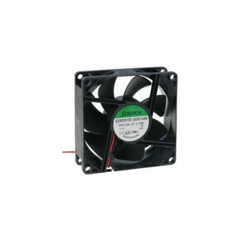 Ventilatore 12Vdc 80x80x25mm 2Fricci fili 1,7W
