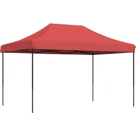 Tente pliante pop-up, bordeaux, 440 x 292 x 315 cm (1/5)