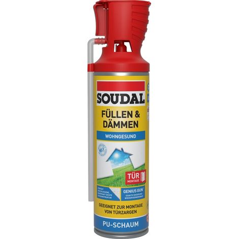 Soudal 1K Montageschaum Genius Gun 400 ml Bauschaum