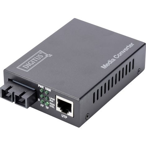 Convertisseur de média réseau Digitus DN-82020-1 LAN, SC Simplex 100 MBit/s Y134891 (1/4)