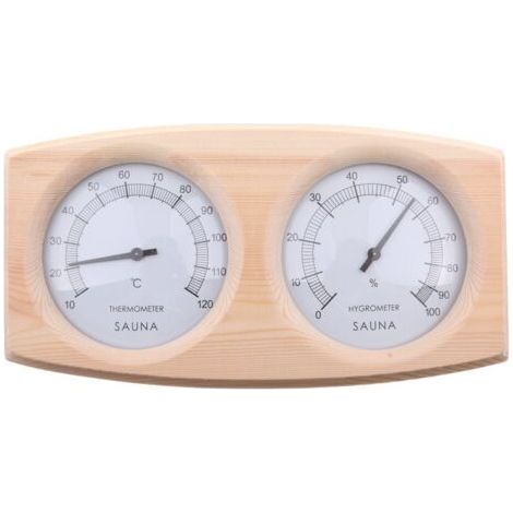 Hygromètre, hygromètre en bois, hygromètre de température, hygromètre en bambou (1/5)