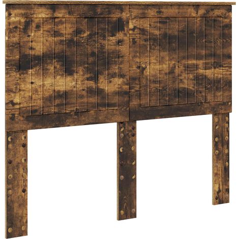 Tête de lit Chêne fumé 135 cm Bois d'ingénierie vidaXL