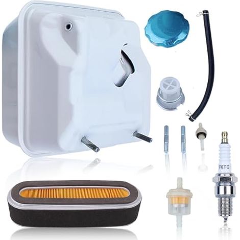 Réservoir d'essence pour Honda GX270 GX240 GX340 GX390 301cc 389cc 420cc 8hp 9hp 11hp 13hp Moteurs, avce Filtre à Air, Bougie d'allumage, Filtre à Carburant, Remplace pour 17510-ZE3-030ZA (1/4)