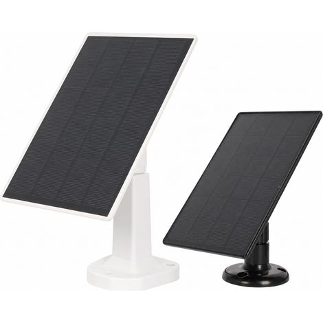 Panneau Solaire 6 W Type C Charge Secours Noir 18 x 17 cm (1/5)