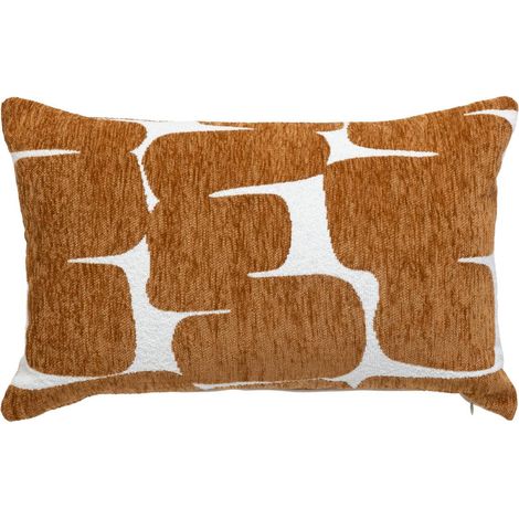 Kissenbezug Jeni Chenille Braun 50x30cm - Atmosphera créateur d'intérieur (1/4)