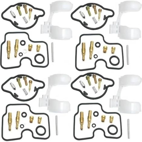 Kit Joints Carburateur pour Moto CBR600F2 1991 à 1994 Aiguille flotteur, bol, ressort, joints inclus, compatible CBR600F2 91-94, métal résistant (1/5)