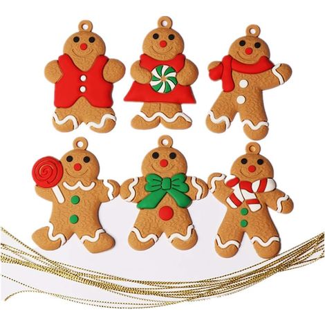 décorations de Noël en forme de bonhomme en pain d'épice, bonhomme en pain d'épice C (1/5)