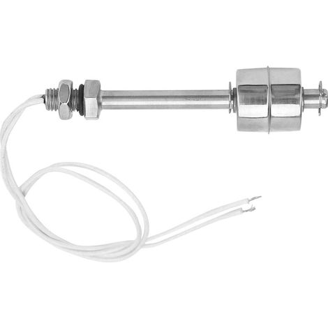 Interrupteur à flotteur, interrupteur à flotteur de capteur de niveau d'eau liquide en acier inoxydable 0220 V pour piscine peut 100 mm (1/5)