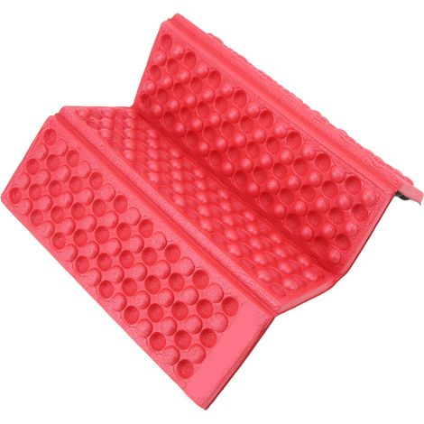 Coussin de siège de pique-nique pliable et portable pour plage, camping extérieur, tapis en EVA rouge (1/5)