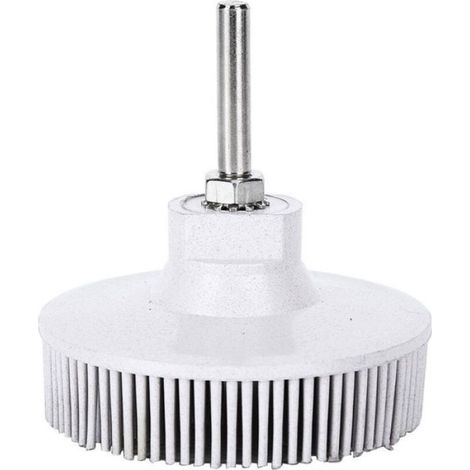 Disque Brosse Abrasif - 75 mm - Pour Retrait Rouille Et Ebavurage - Compatible Perceuse Electrique - 1 Unite (1/4)