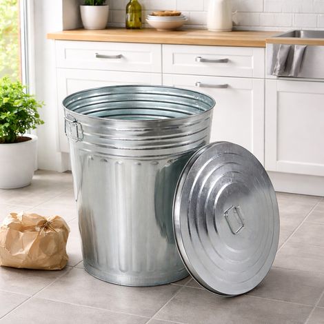 Abfalleimer Mülleimer Tonne Metall 20L-MMT20