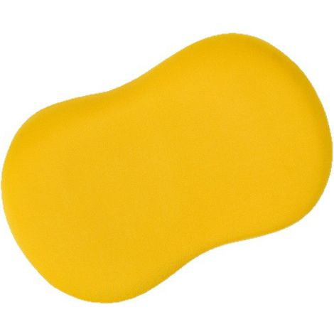 Oreiller ergonomique pour la nuque en mousse à mémoire de forme (jaune) 55 x 35 cm, oreiller pour dormeurs sur le côté avec housse amovible et lavable (jaune) (1/5)