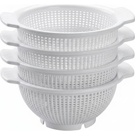 Set 4 Scolapasta / Colini Hemax Classic 23 cm Bianco (1/5)