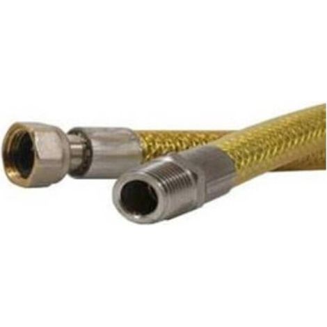 TUBO FLESSIBILE P/GAS 200 CM MAS/FEM 1/2 UNI14800