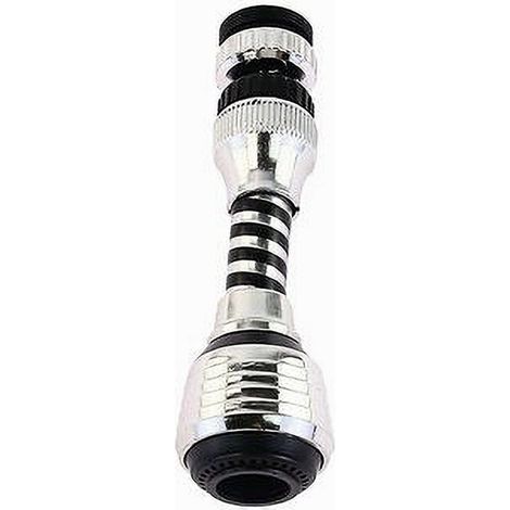 Cleafe - Aeratore Rompigetto Lavello Rubinetto Cucina Cromato Nero Filtro Snodato 87167 - (1/2)