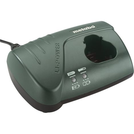 metabo Caricatore LC 40-10.8-12 V, 220-240 V, frequenza di rete 50-60 Hz, corrente di ricarica 2.3 A, caricatore rapido per batterie LiPOwer, ricarica efficiente e affidabile, EU (1/2)