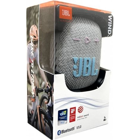 JBL Wind 3S Schlanker Lenker Bluetooth Lautsprecher Wireless für Fahrräder grau"-"182179511