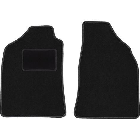 Alfombrillas delanteras negras para Mazda BT-50 pickup (2007-2012)
