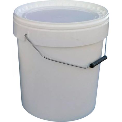 Secchio in plastica con coperchio litri 19 (1/2)