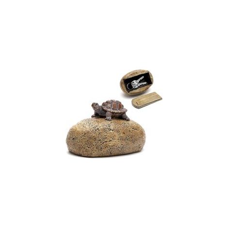 Cachette de clés pour l'extérieur, pierre avec compartiment secret, cachette de clé, cachette de clé, cachette secrète pour clés de géocaching pour l'extérieur
