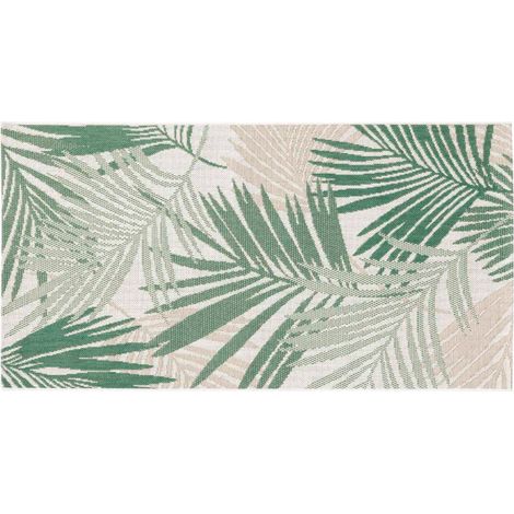 Tapis Déco Tissé "Joao" 80x150cm Vert (1/5)