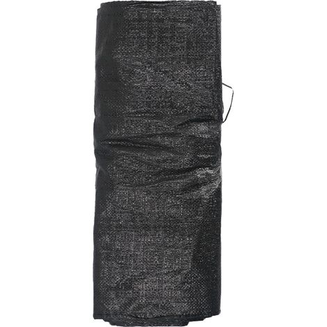 Toile de paillage de jardin 1 x 7 m, en polyéthylène haute densité (PE), résistante et résistante. (1/5)