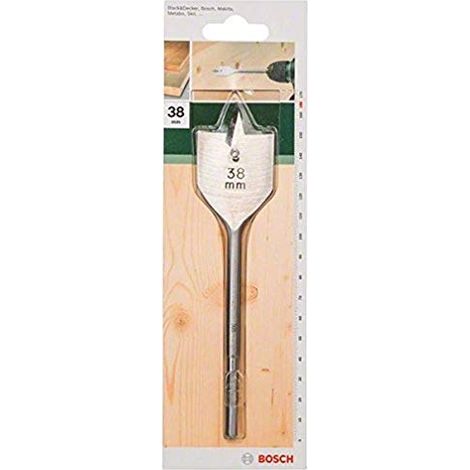 BOSCH - PUNTA A TESTA PIATTA PER LEGNO 38x120x165 MM (1/4)