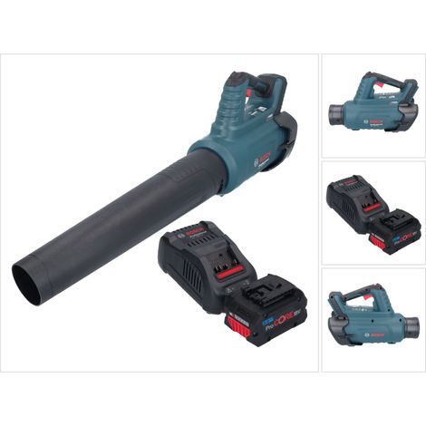 Bosch GBL 18V-750 Soffiatore professionale a batteria 18 V BITURBO Brushless + 1x batteria ProCORE 8,0 Ah + caricabatterie (1/5)