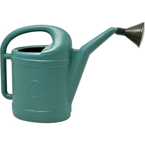 Innaffiatoio in plastica 4 litri con riserva d'acqua - Verde - Mobil Plastic